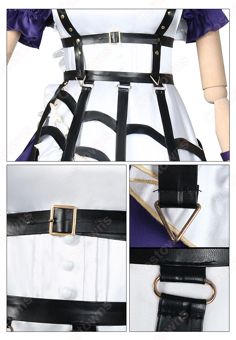 ♡ にじさんじ 狂蘭メロコ メイド服 コスプレ 衣装 高品質 ♡ にじさんじ 狂蘭メロコ 新衣装 メイド服 コスプレ衣装 - Costowns