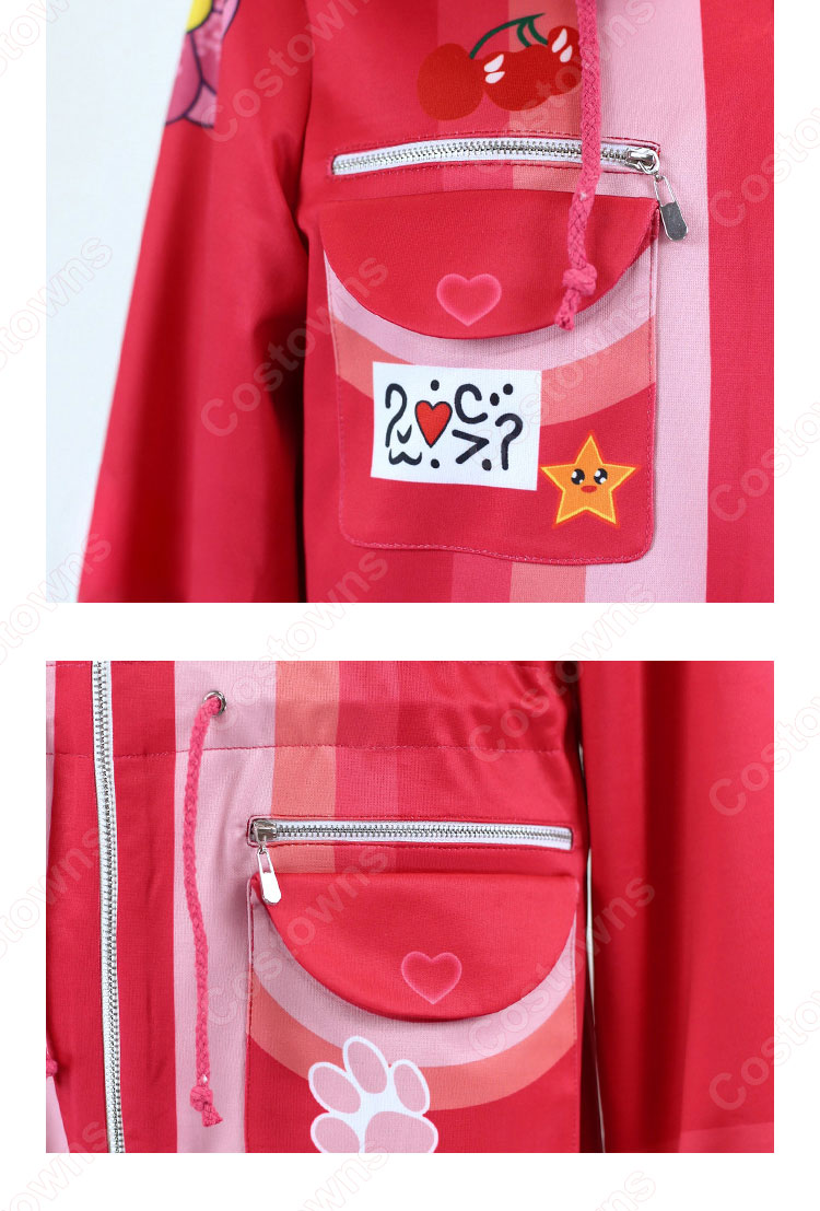 Dead by Daylight フェン・ミン 赤ずきんゲーマー コスプレ衣装-5