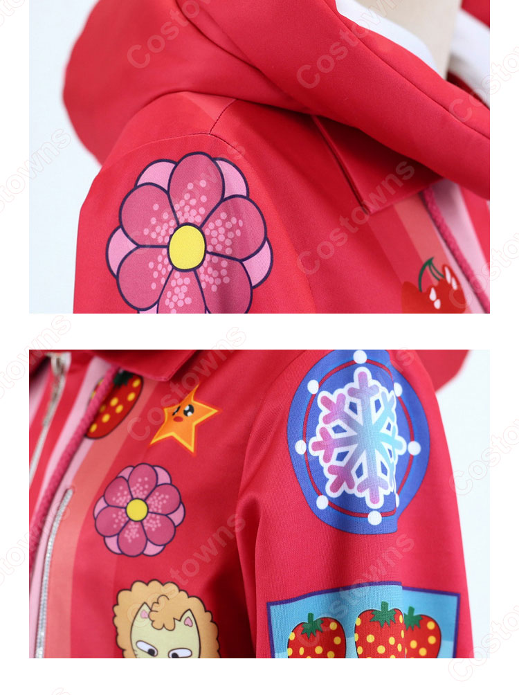 Dead by Daylight フェン・ミン 赤ずきんゲーマー コスプレ衣装-6