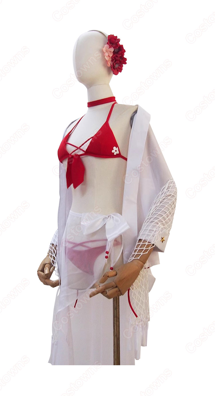 NIKKE サクラ　水着　コスプレ衣装+ウィッグ+靴+傘　勝利の女神　ニケ Amazon.co.jp: GGcosplay ニケ 勝利の女神：NIKKE 水着 サクラ