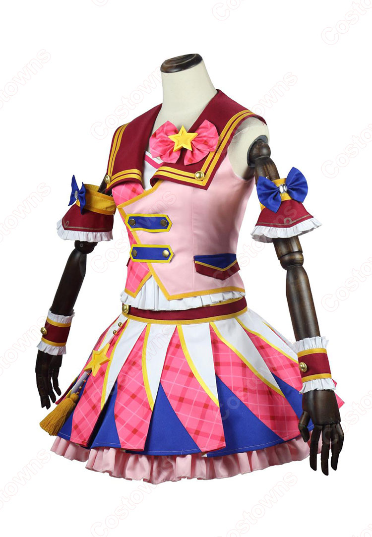 アイカツ! 大空あかり ピンクパレードコーデ コスプレ衣装-3