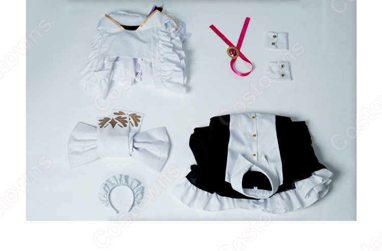 にじさんじ貴族と召使い セレン龍月 コスプレ衣装 メイド服-9