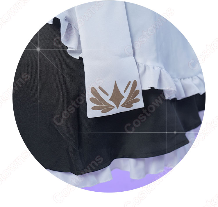 にじさんじ貴族と召使い セレン龍月 コスプレ衣装 メイド服-7