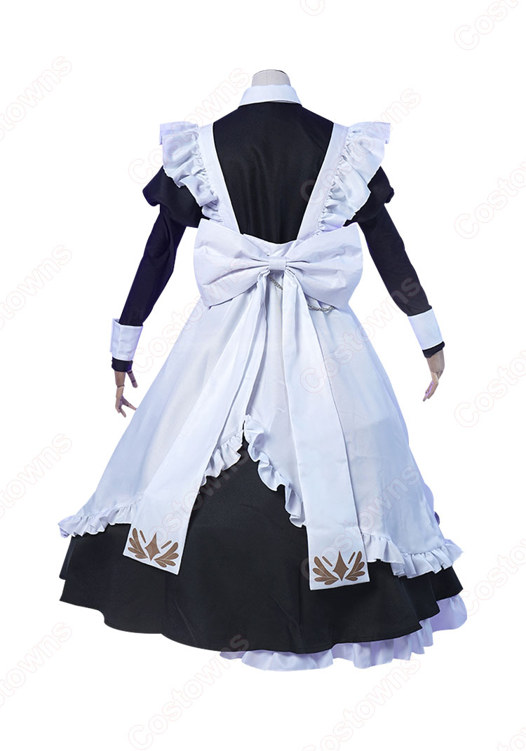 にじさんじ貴族と召使い セレン龍月 コスプレ衣装 メイド服-3