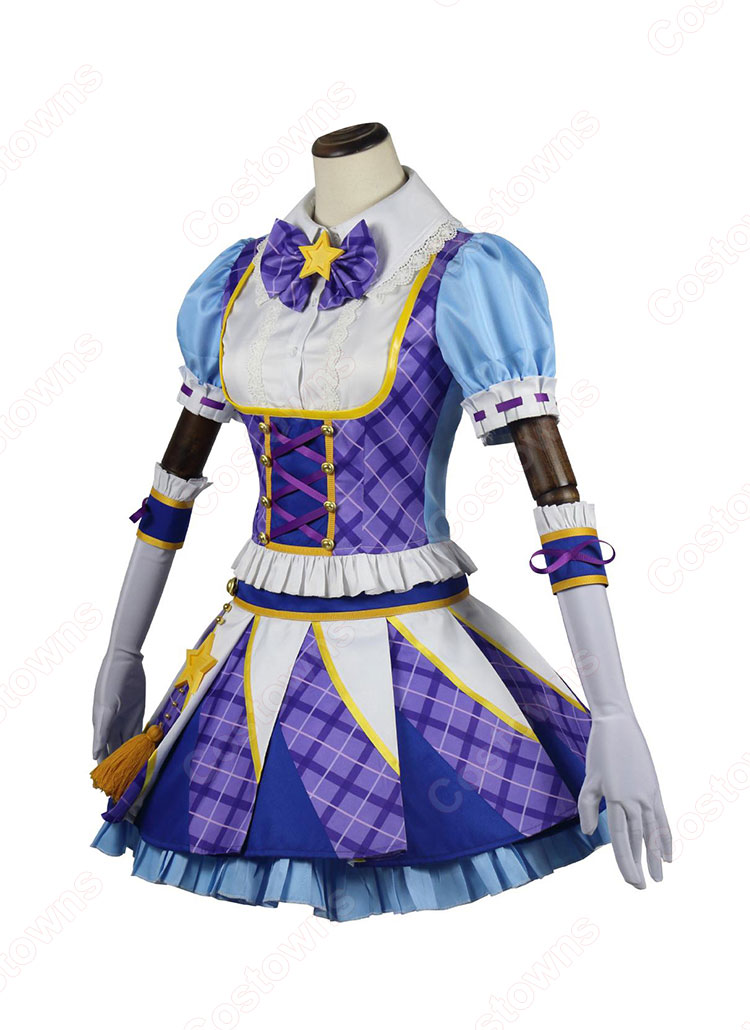 アイカツ! 氷上スミレ ブルーパレードコーデ コスプレ衣装-3