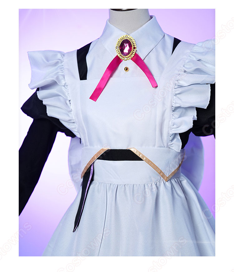 にじさんじ貴族と召使い セレン龍月 コスプレ衣装 メイド服-4