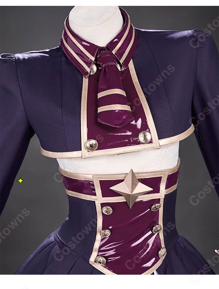 魔法少女にあこがれて マジアベーゼ 夜蜘蛛の帳 コスプレ衣装-5