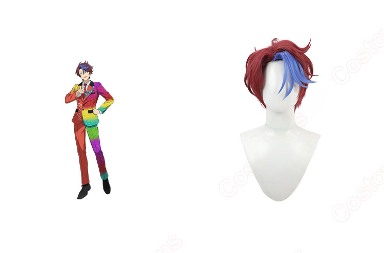 あんさんぶるスターズ!! ナイス・アルネブ・サンダー コスプレウィッグ-1