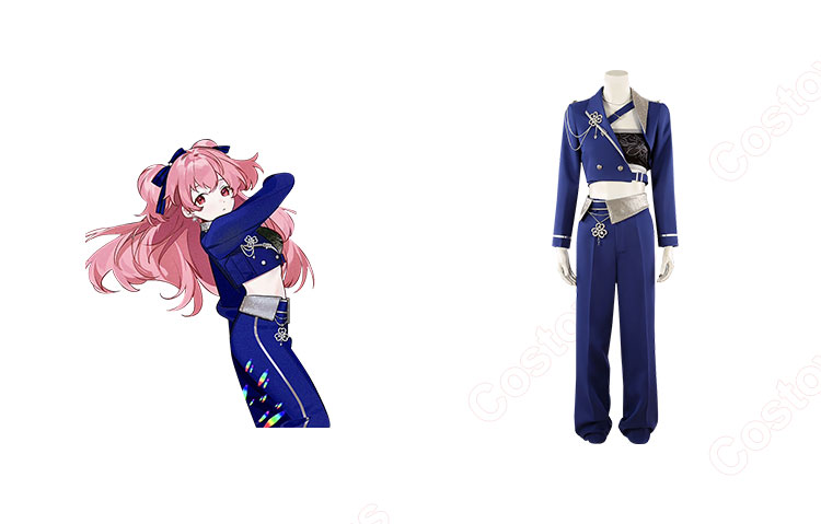 プロジェクトセカイ カラフルステージ! feat. 初音ミク プロの知恵を貸し合って 桃井愛莉 特訓後 コスプレ衣装-1