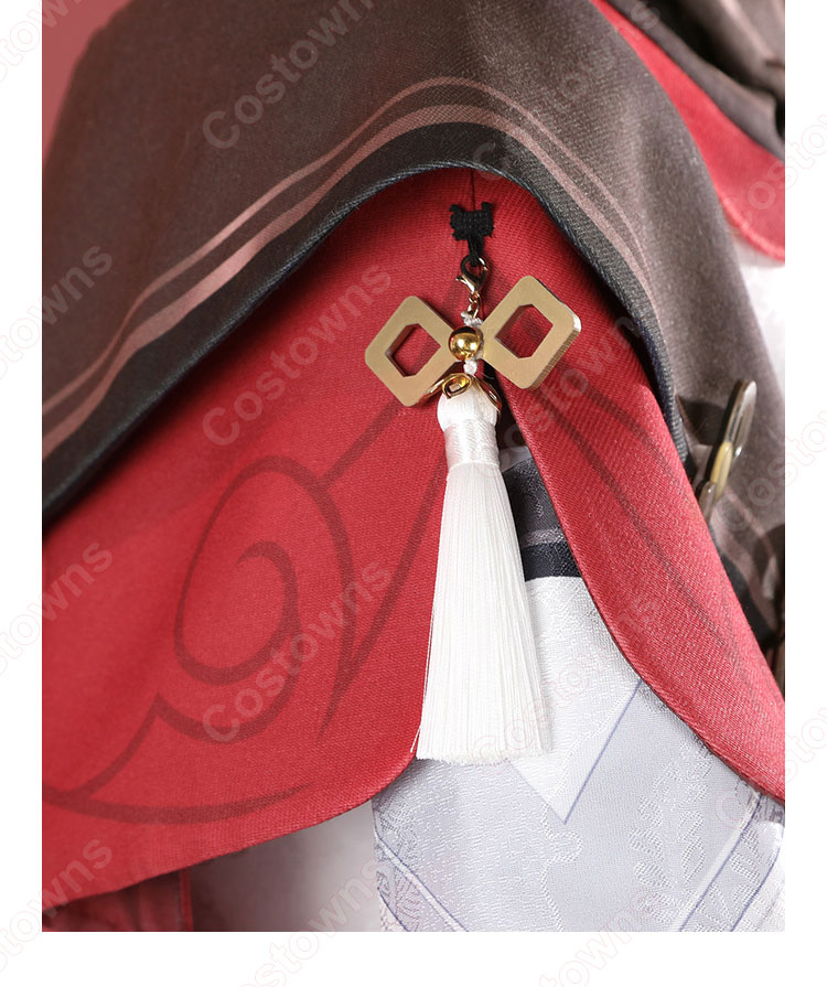 原神 フータオ(胡桃) 残雪に咲く紅 コスプレ衣装-10