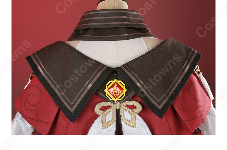 原神 フータオ(胡桃) 残雪に咲く紅 コスプレ衣装-13