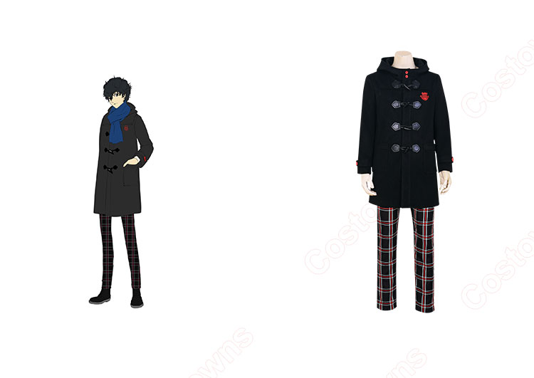 P5 主人公(冬制服)　コスプレ衣装 ペルソナ5 雨宮蓮 冬服 冬の制服 コスプレ衣装 - Costowns