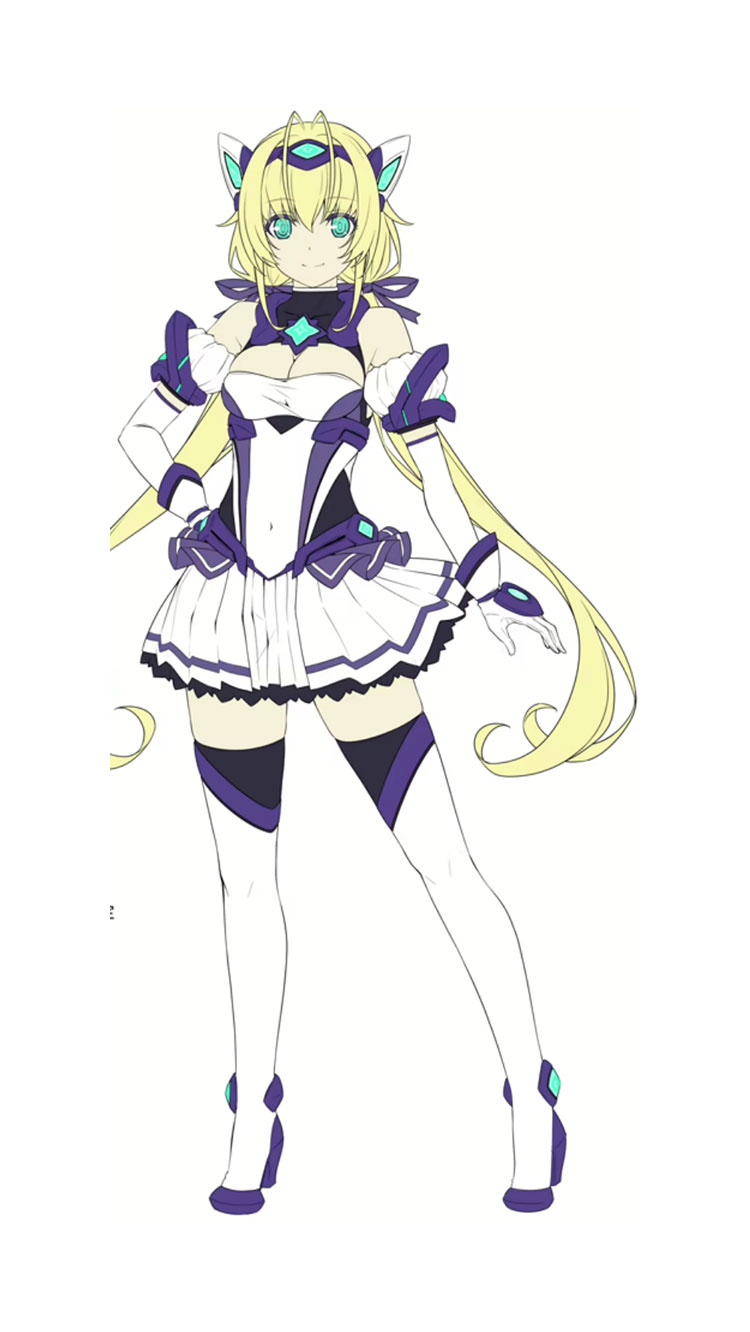 光翼戦姫エクスティア トワイライト・セイバー エクスティア・スピカ コスプレウィッグ-1