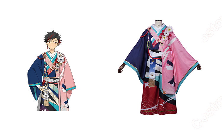 あんさんぶるスターズ!! 南雲鉄虎 鬼龍紅郎 天祥院英智 真白友也 天城一彩 ドラゴンズヘッド衣装 コスプレ衣装-1