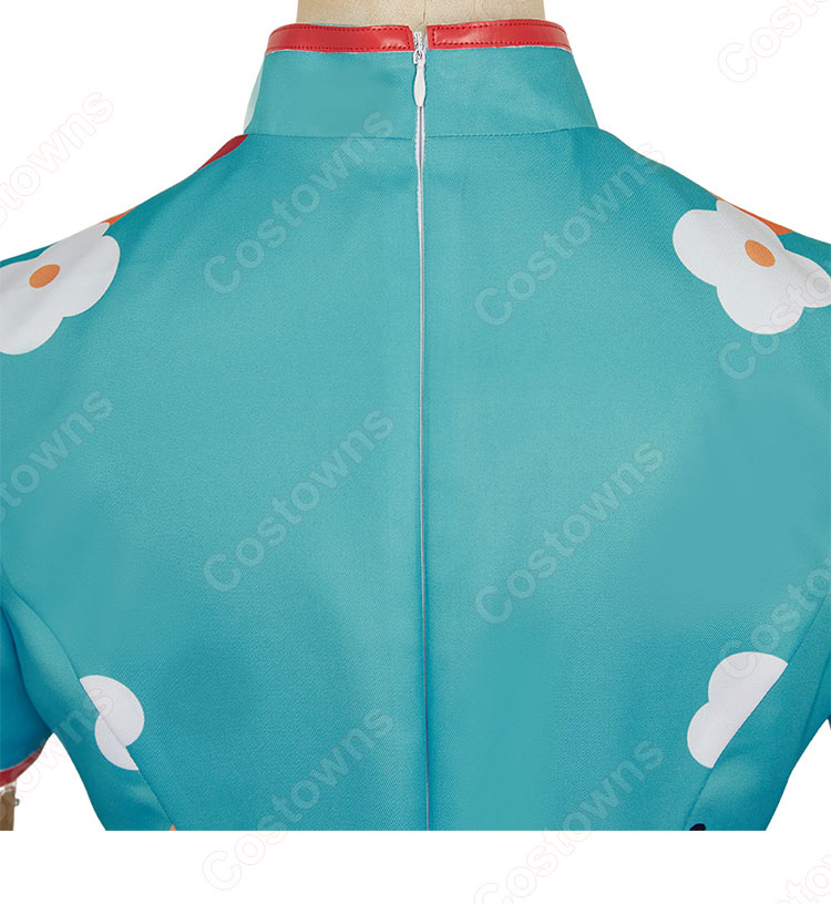 地縛少年花子くん 八尋寧々 コスプレ衣装 チャイナドレス-9