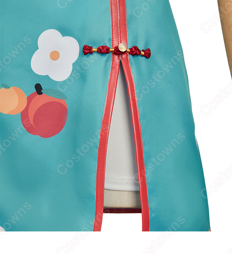 地縛少年花子くん 八尋寧々 コスプレ衣装 チャイナドレス-7