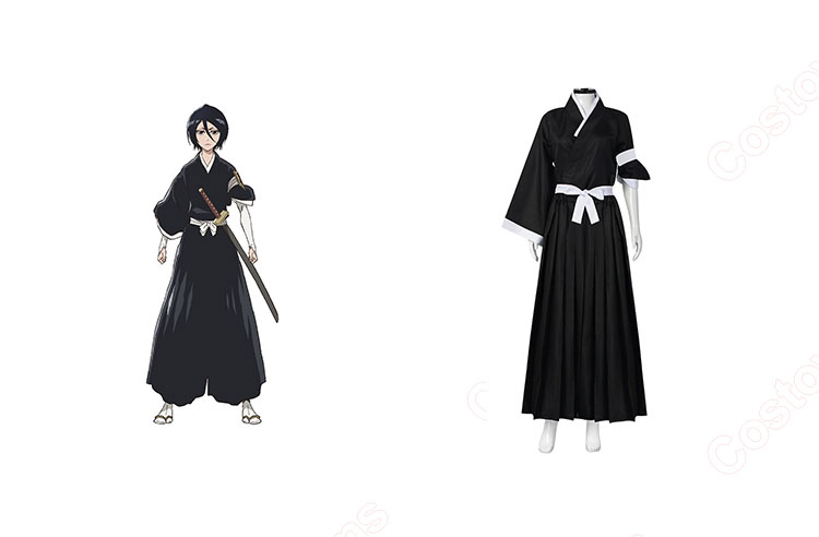 BLEACH 朽木ルキア 死覇装 コスプレ衣装 - Costowns