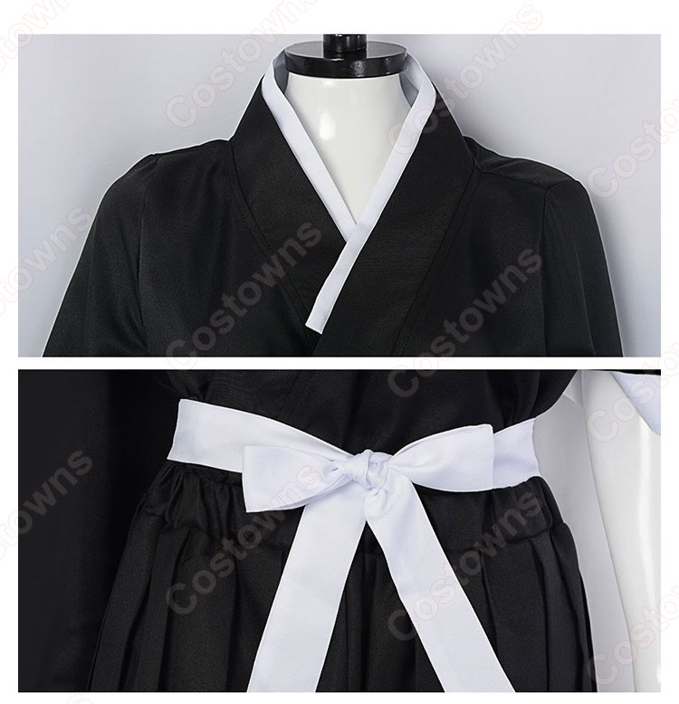 BLEACH 朽木ルキア 死覇装 コスプレ衣装-6