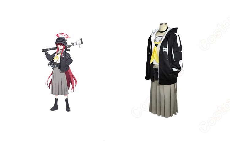 ブルーアーカイブ 河駒風ラブ コスプレ衣装-1