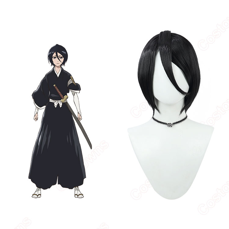 BLEACH 朽木ルキア コスプレウィッグ-1