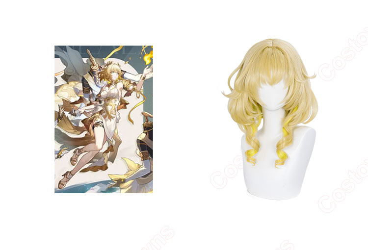 崩壊:スターレイル アグライア コスプレウィッグ-1