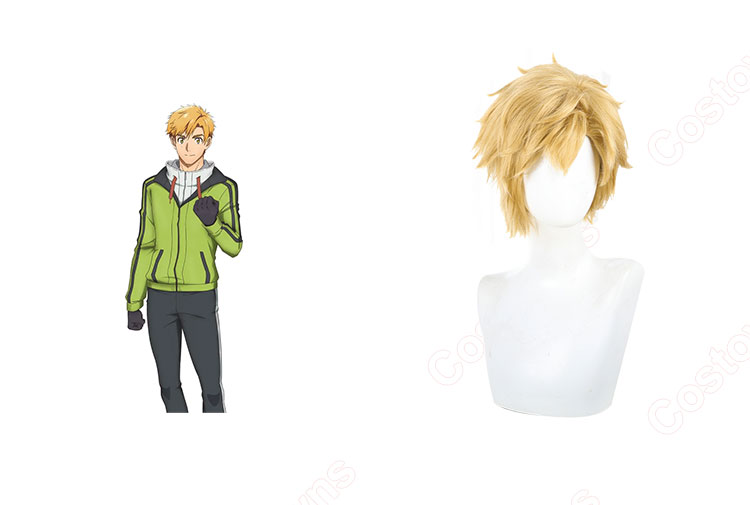 メダリスト 明浦路司 コスプレウィッグ-1