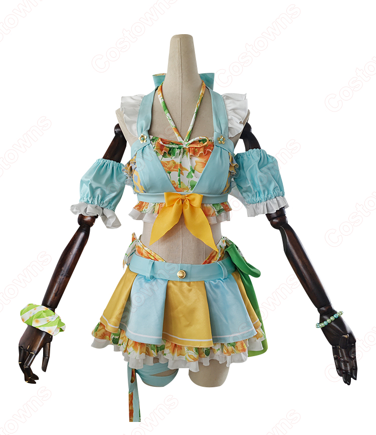 ラブライブ！ くじ引き堂 小泉花陽 コスプレ衣装 μ's 水着