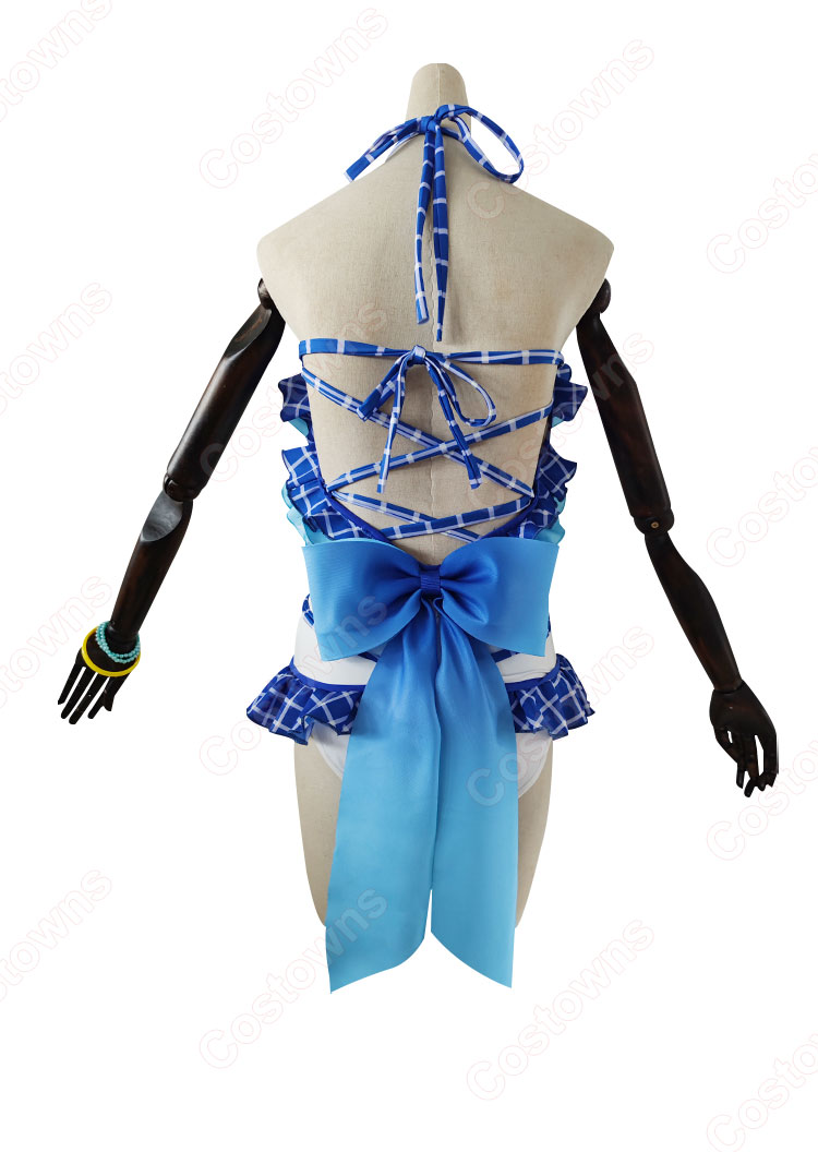 ラブライブ! くじ引き堂 園田海未 コスプレ衣装 μ's 水着-4