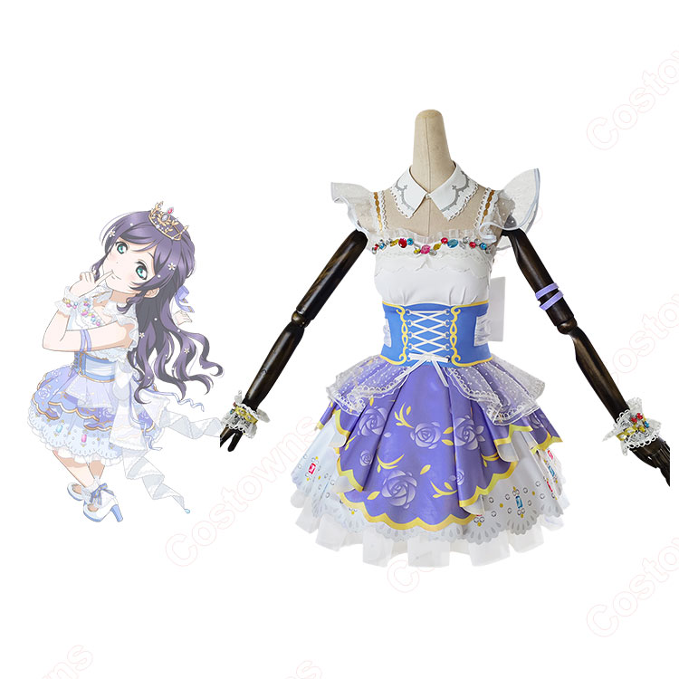 ラブライブ!スクフェス ロイヤルプリンセス編 司会のお姉さん 東條希 コスプレ衣装-1