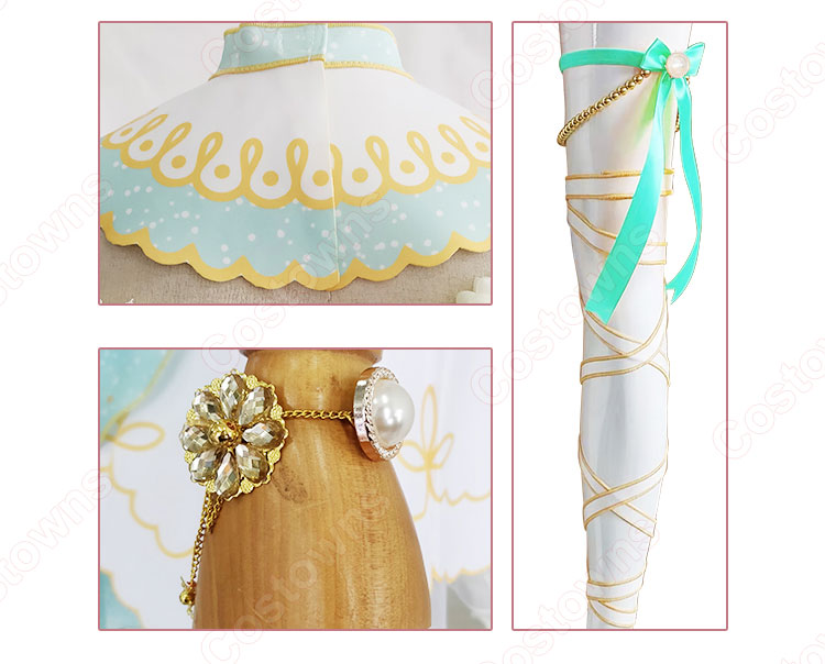 ラブライブ!スクフェス フラワーフェスティバル編 心に春咲き 小泉花陽 コスプレ衣装-6