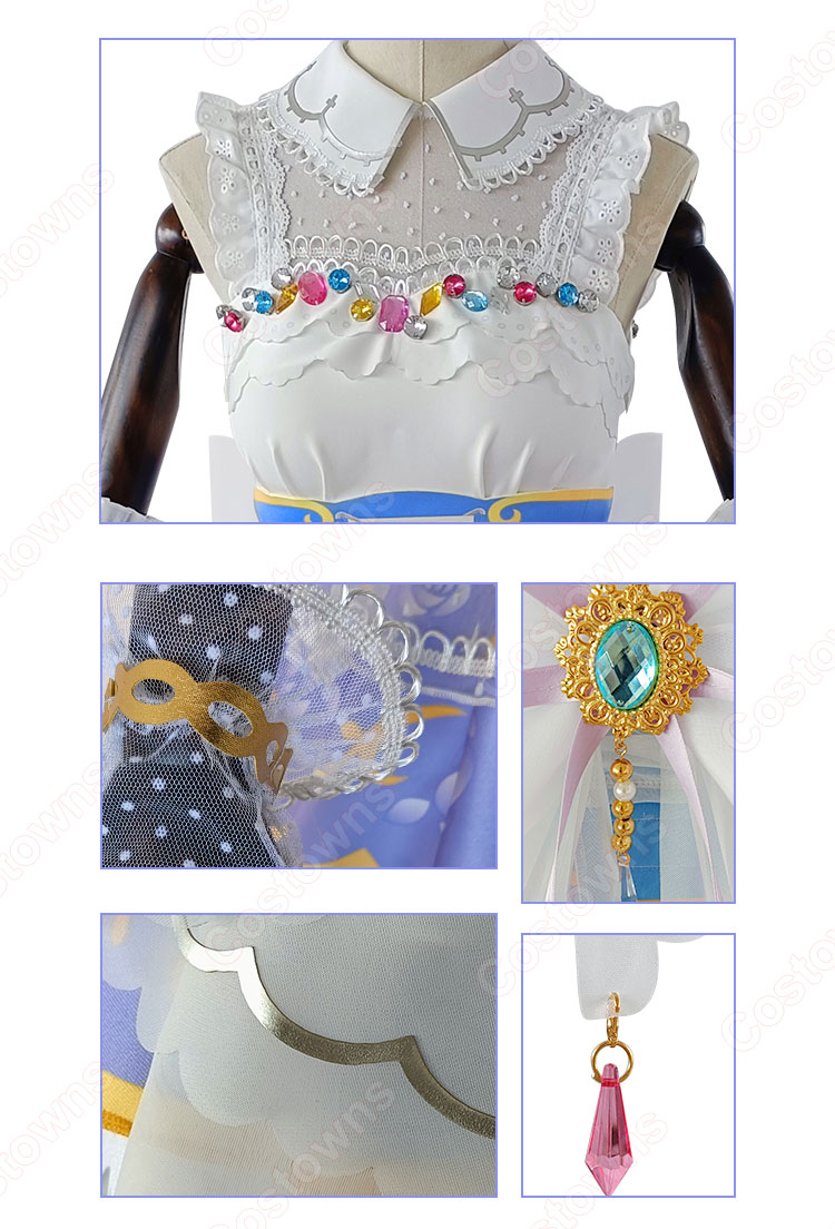 ラブライブ!スクフェス ロイヤルプリンセス編 香りの思い出 西木野真姫 コスプレ衣装-5