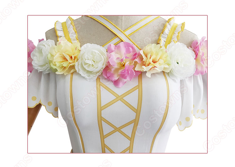 ラブライブ!スクフェス フラワーフェスティバル編 花の女神 東條希 コスプレ衣装-5