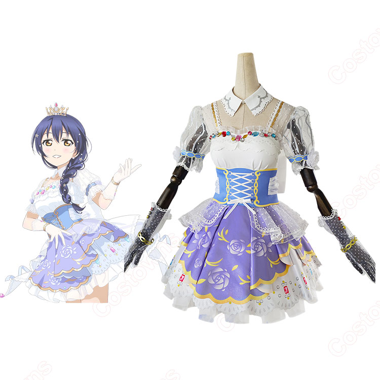 ラブライブ!スクフェス ロイヤルプリンセス編 味見の幸せ 園田海未 コスプレ衣装-1