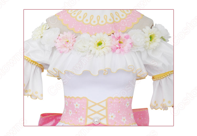 ラブライブ!スクフェス フラワーフェスティバル編 つぼみ開き、大輪の花 西木野真姫 コスプレ衣装-5