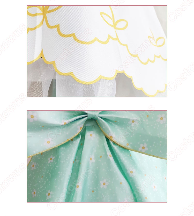 ラブライブ!スクフェス フラワーフェスティバル編 心に春咲き 小泉花陽 コスプレ衣装-7