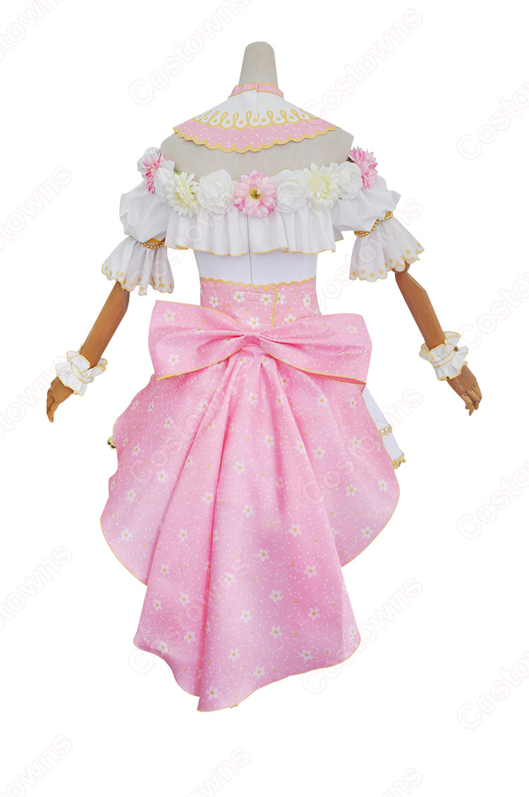 ラブライブ!スクフェス フラワーフェスティバル編 つぼみ開き、大輪の花 西木野真姫 コスプレ衣装-4