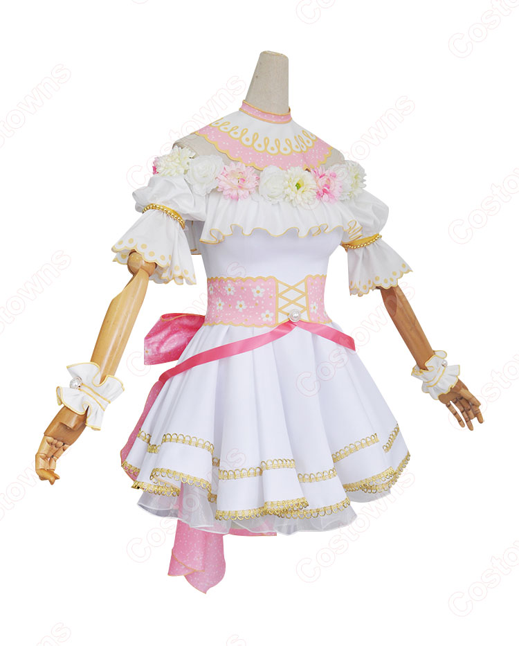 ラブライブ!スクフェス フラワーフェスティバル編 つぼみ開き、大輪の花 西木野真姫 コスプレ衣装-3