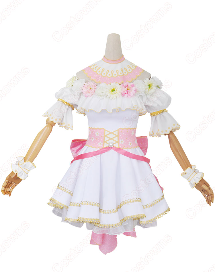 ラブライブ!スクフェス フラワーフェスティバル編 つぼみ開き、大輪の花 西木野真姫 コスプレ衣装-2
