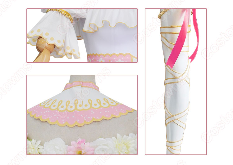 ラブライブ!スクフェス フラワーフェスティバル編 つぼみ開き、大輪の花 西木野真姫 コスプレ衣装-6