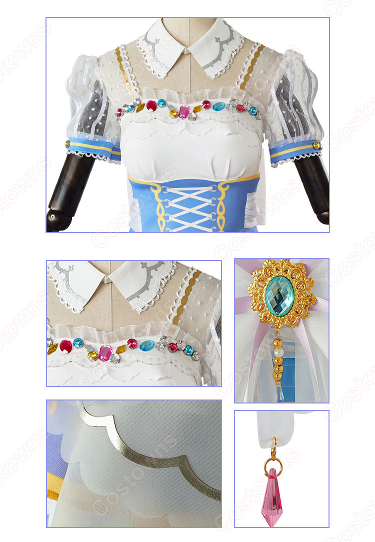 ラブライブ!スクフェス ロイヤルプリンセス編 最高のおもてなしを 小泉花陽 コスプレ衣装-5