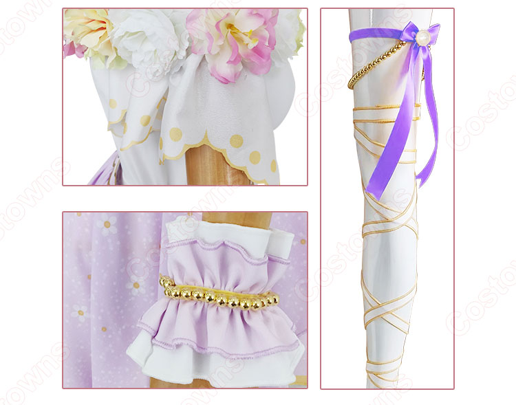 ラブライブ!スクフェス フラワーフェスティバル編 花の女神 東條希 コスプレ衣装-6