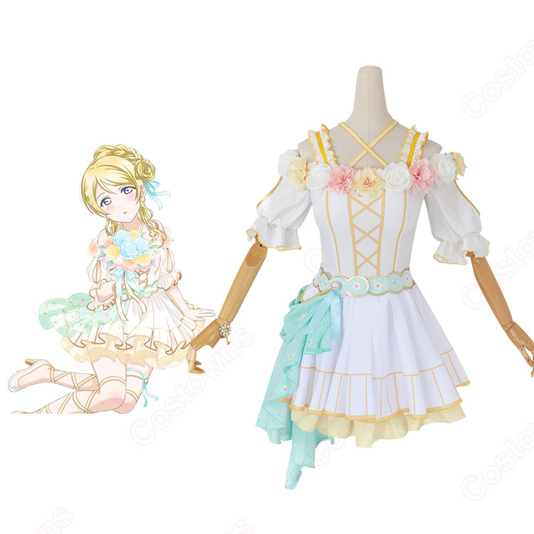 ラブライブ!スクフェス フラワーフェスティバル編 会場案内の極意 絢瀬絵里 コスプレ衣装-1