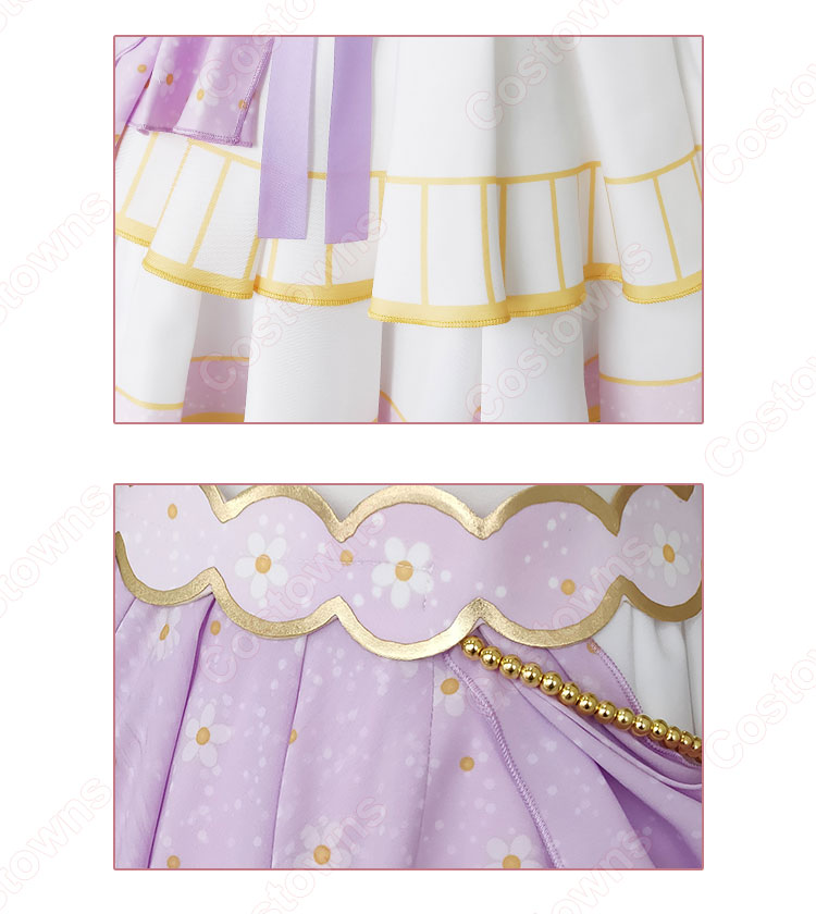 ラブライブ!スクフェス フラワーフェスティバル編 花の女神 東條希 コスプレ衣装-7