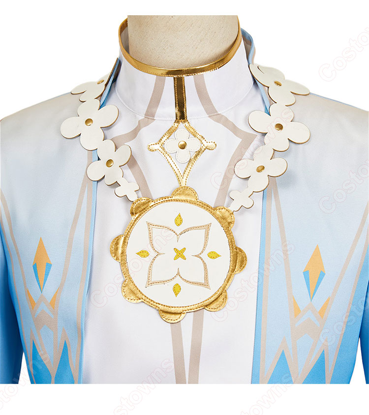 原神 花の騎士 空 コスプレ衣装-6
