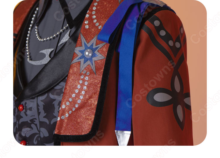 あんさんぶるスターズ！！Music 胸踊る行き先 桜河こはく RED THORN コスプレ衣装-6