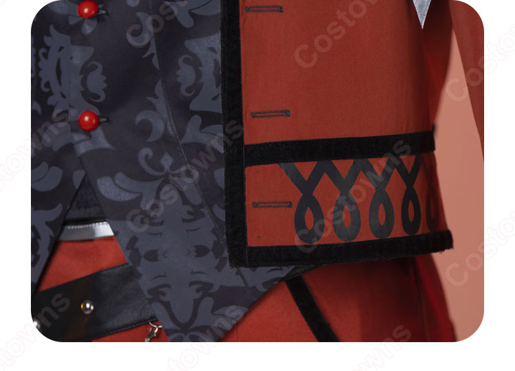 あんさんぶるスターズ！！Music 胸踊る行き先 桜河こはく RED THORN コスプレ衣装-7