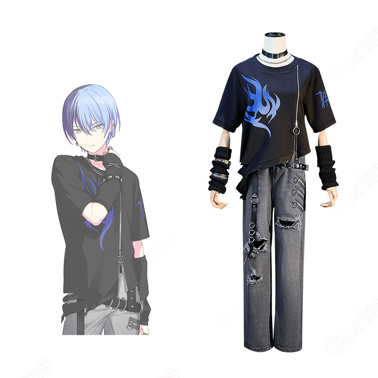 プロジェクトセカイ 見えずともそこにあるもの 青柳冬弥 コスプレ衣装-1