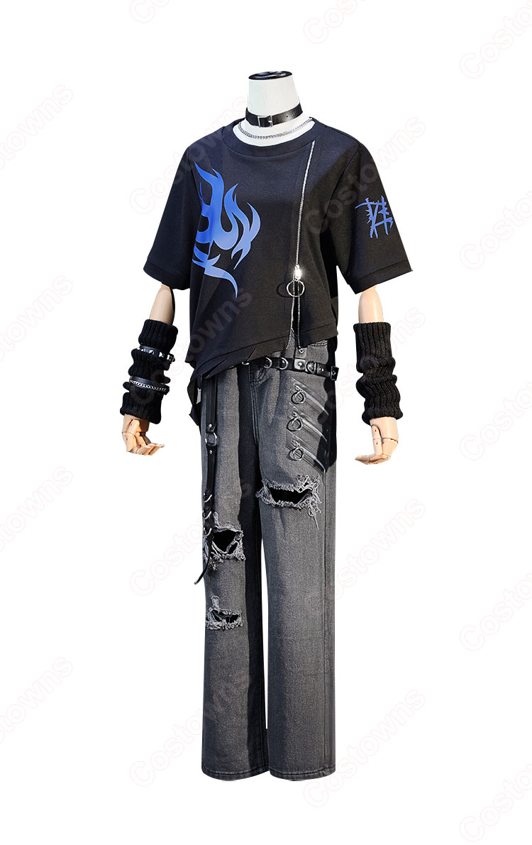 プロジェクトセカイ 見えずともそこにあるもの 青柳冬弥 コスプレ衣装-3