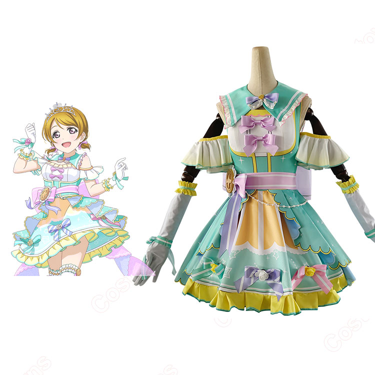 ラブライブ！スクフェス カウントダウンライブ編 新しい年をみんなと 小泉花陽 コスプレ衣装-1