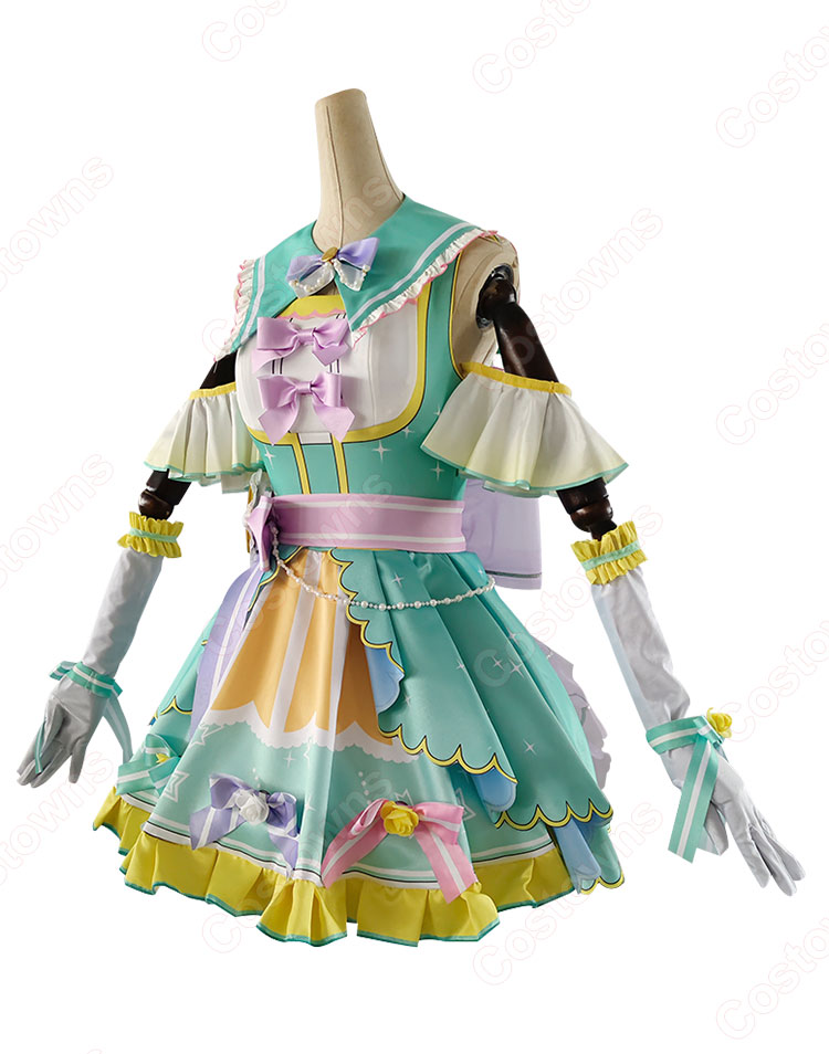 ラブライブ！スクフェス カウントダウンライブ編 新しい年をみんなと 小泉花陽 コスプレ衣装-3